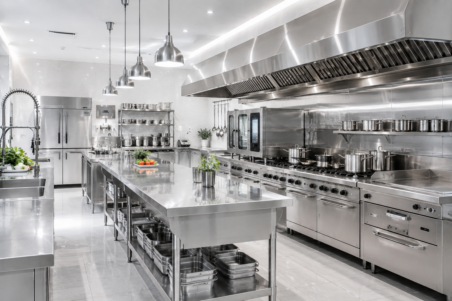 Tại sao inox được chọn để sản xuất bếp công nghiệp?